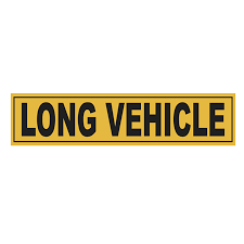 STIKER LONG VEHICLE YAZISI